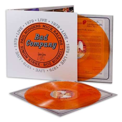 Bad Company: Live 1979 (RSD 2022) (Limited Edition) (Transparent Orange Vinyl), 2 LPs