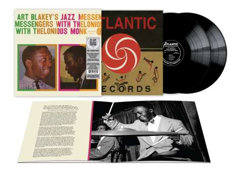 Art Blakey (1919-1990): Art Blakey's Jazz Messengers With Thelonious Monk (remastered) (180g) (Deluxe Edition), 2 LPs