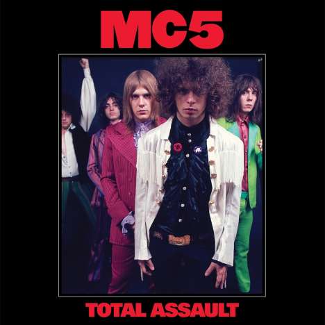 MC5: Total Assault: 50th Anniversary Collection (Limited-Edition) (Red, White &amp; Blue Vinyl), 3 LPs