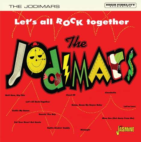 The Jodimars (Ex-Comets): Let's All Rock Together, CD