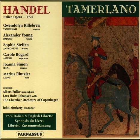 Georg Friedrich Händel (1685-1759): Tamerlano, 3 CDs