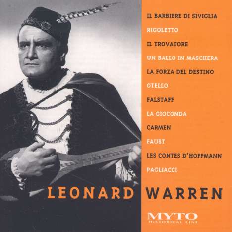 Leonard Warren singt Arien, CD
