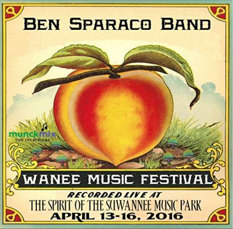 Ben Band Sparaco: Live At Wanee 2016, CD