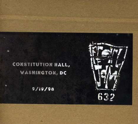 Pearl Jam: Vault Series #3: Constitution Hall, Washington, DC 9/19/98, 2 CDs