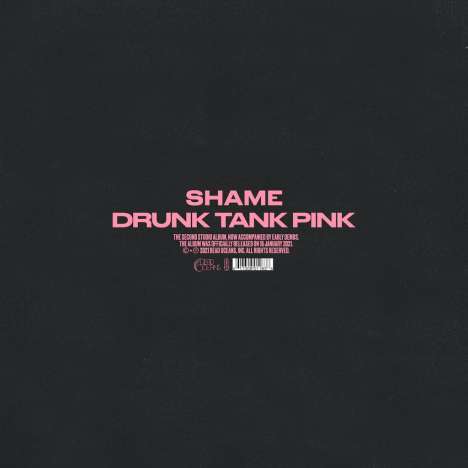 Shame: Drunk Tank Pink (Limited Deluxe Edition) (Crystal Clear Vinyl), 2 LPs
