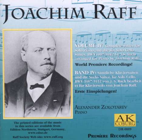 Joachim Raff (1822-1882): Klavierwerke Vol.IV, CD