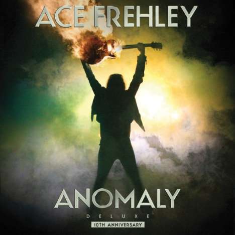 Ace Frehley: Anomaly (180g) (Limited Deluxe 10th Anniversary Edition) (Silver/Blue Jay Splattered Vinyl), 2 LPs