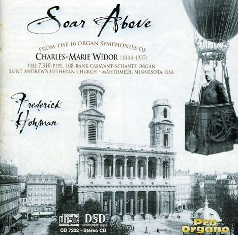 Charles-Marie Widor (1844-1937): Sätze aus den Orgelsymphonien - "Soar above", CD