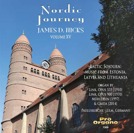 James D. Hicks - Nordic Journey Vol.15 "Baltic Sojourn", CD