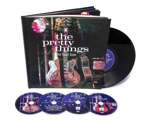 The Pretty Things: The Final Bow (Limited Deluxe Hardcover Book), 2 CDs, 2 DVDs und 1 Single 10"