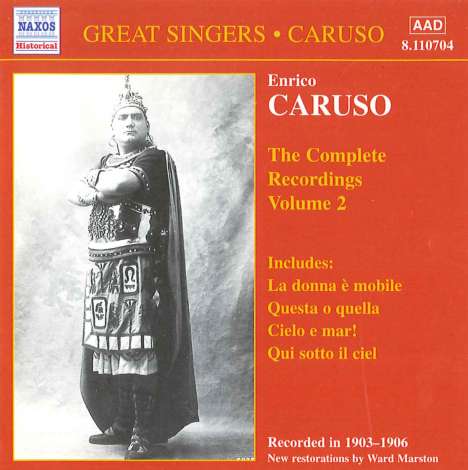 Enrico Caruso:The Complete Recordings Vol.2, CD