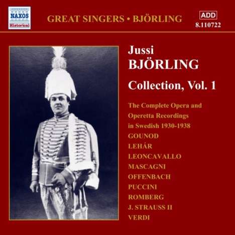 Jussi Björling - Collection Vol.1, CD