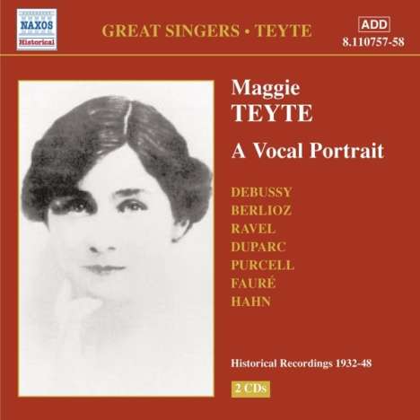 Maggie Teyte - A Vocal Portrait, 2 CDs