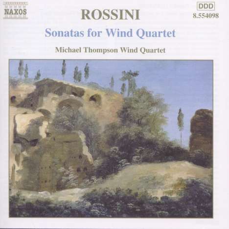 Gioacchino Rossini (1792-1868): Streichersonaten Nr.1-6 arr.für Bläserquartett, CD