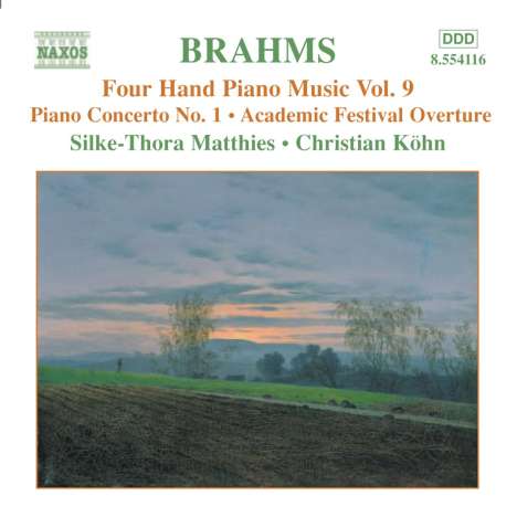 Johannes Brahms (1833-1897): Klaviermusik zu 4 Händen Vol.9, CD