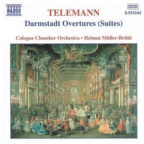 Georg Philipp Telemann (1681-1767): Darmstadt-Ouvertüren, CD