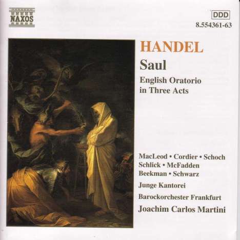 Georg Friedrich Händel (1685-1759): Saul, 3 CDs