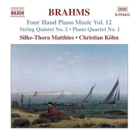 Johannes Brahms (1833-1897): Klaviermusik zu 4 Händen Vol.12, CD