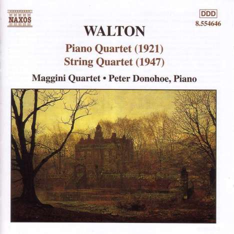 William Walton (1902-1983): Streichquartett a-moll, CD