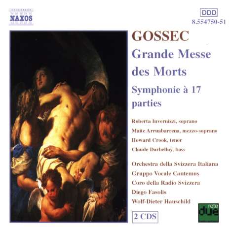 Francois-Joseph Gossec (1734-1829): Requiem (Missa pro defunctis), 2 CDs