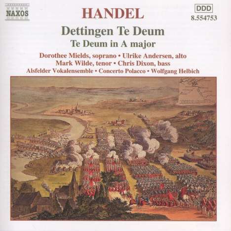 Georg Friedrich Händel (1685-1759): Dettingen Te Deum, CD