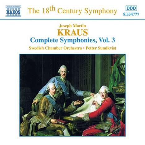 Josef Martin Kraus (1756-1792): Symphonien cis-moll,c-moll,e-moll, CD