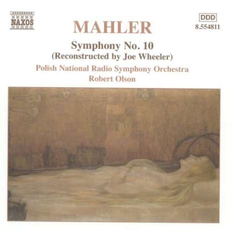 Gustav Mahler (1860-1911): Symphonie Nr.10 (Fassung nach Wheeler), CD