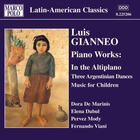 Luis Gianneo (1897-1968): Klavierwerke Vol.2, CD