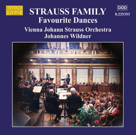 Strauss Family - Favourite Dances, CD