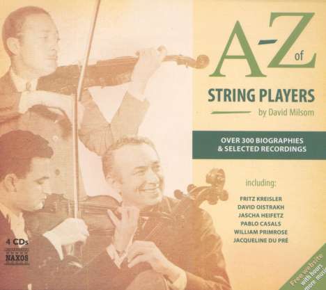 A-Z of String Players (4CDs &amp; Buch), 4 CDs