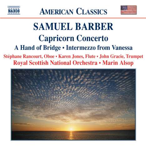 Samuel Barber (1910-1981): Capricorn Concerto für Trompete, Oboe, Flöte &amp; Orchester, CD