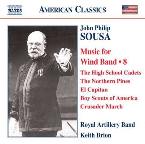John Philip Sousa (1854-1932): Music for Wind Band Vol.8, CD