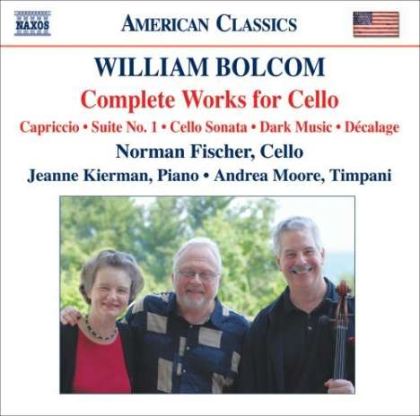 William Bolcom (geb. 1938): Sämtliche Werke für Cello, CD