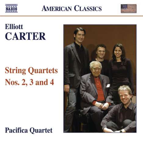 Elliott Carter (1908-2012): Streichquartette Nr.2,3,4, CD