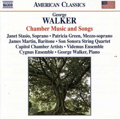George Walker (1922-2018): Kammermusik &amp; Lieder, CD