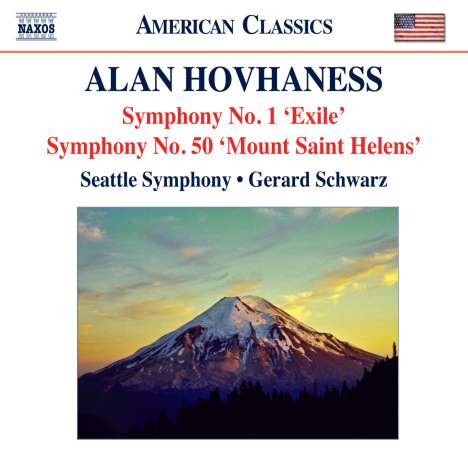 Alan Hovhaness (1911-2000): Symphonien Nr.1 &amp; 50, CD