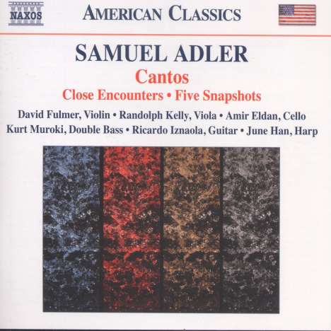 Samuel Adler (geb. 1928): Cantos, CD