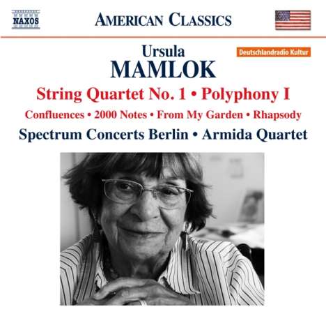 Ursula Mamlok (1923-2016): Streichquartett Nr.1, CD