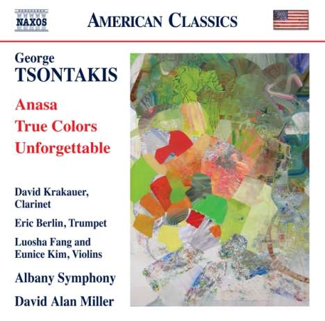 George Tsontakis (geb. 1951): Anasa für Klarinette &amp; Orchester, CD
