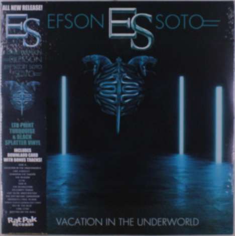 Ellefson / Soto: Vacation In The Underworld (Limited Edition) (Turqouise &amp; Black Splatter Vinyl), LP