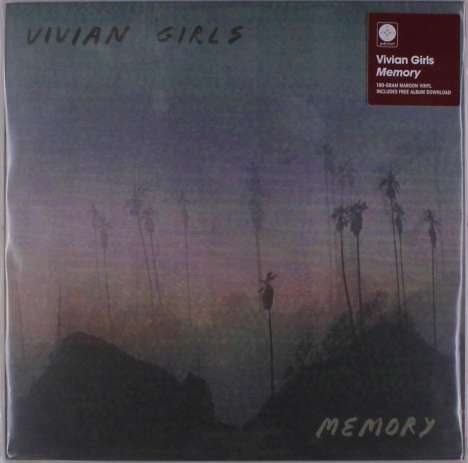 Vivian Girls: Memory (180g) (Limited Edition) (Maroon Vinyl), LP