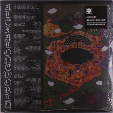 Alexalone: Alexaloneworld (Burgundy/Black Swirl Vinyl), LP