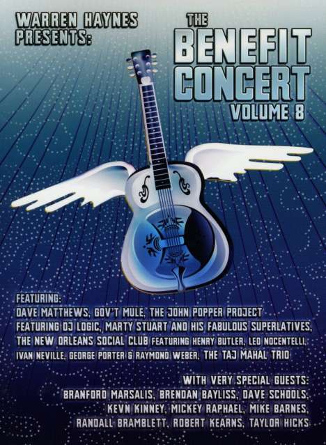 Warren Haynes: Benefit Concert Vol.8, DVD
