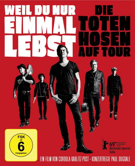 Die Toten Hosen: Weil Du nur einmal lebst - Die Toten Hosen auf Tour, Blu-ray Disc