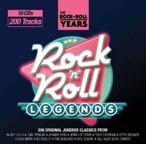 Rock 'n' Roll Legends, 10 CDs