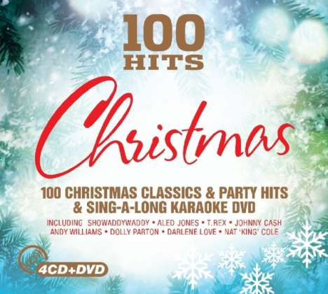 100 Hits-Christmas, 4 CDs und 1 DVD