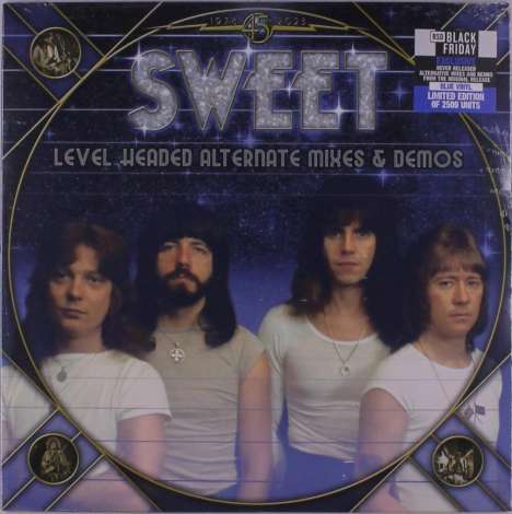 The Sweet: Level Headed (Alternate Mixes &amp; Demos) (Limited Edition) (Blue Vinyl), LP