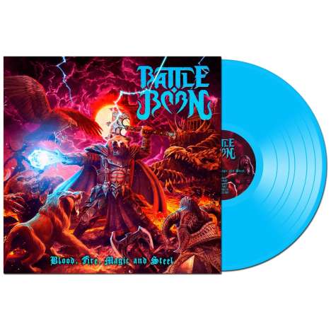 Battle Born: Blood, Fire, Magic And Steel (Limited Edition) (Solid Blue Vinyl), LP