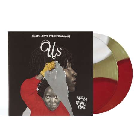 Michael Abels: Filmmusik: Us (White/Gold/Red Stripe Vinyl), 2 LPs