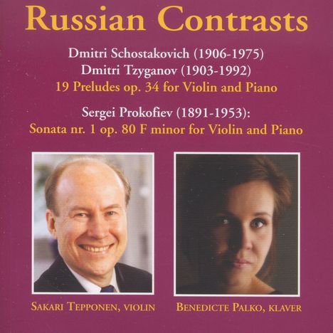 Sakari Tepponen &amp; Benedicte Palko - Russian Contrasts, CD